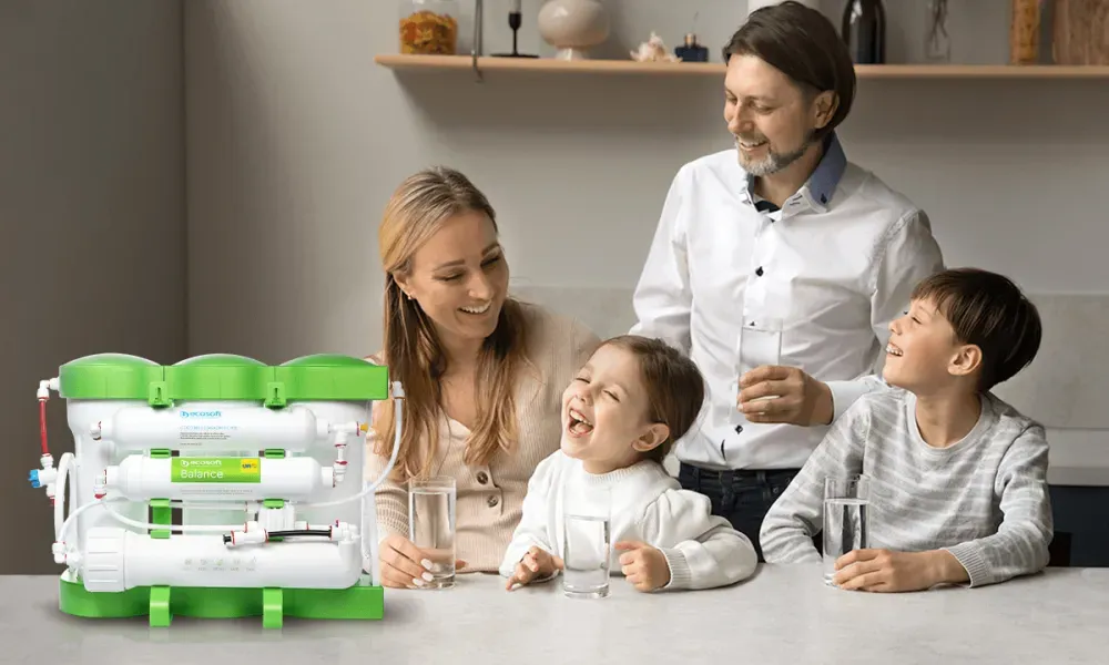 Pack Osmoseur O'Lympe PUR BALANCE ECOSOFT RO FILTRE 5